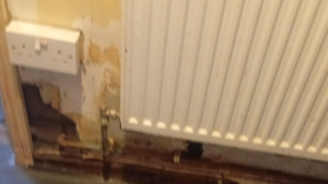 Damp and mould in a rented property in Alfreton