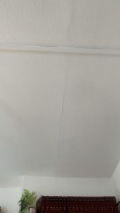Structural crack in wall inside council property in Manchester
